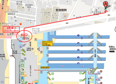 天王寺校地図画像