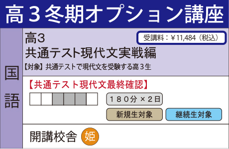 共通テスト現代文実戦編