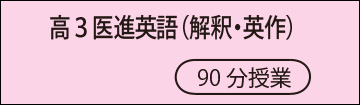 高３医進英語（解釈・英作）