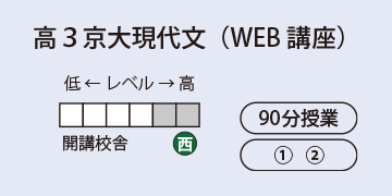 高３京大現代文（WEB講座）