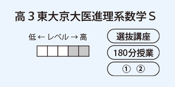 高3東大京大医進理系数学S