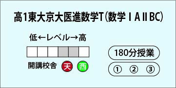 高1東大京大医進数学T(数学ⅠAⅡBC)