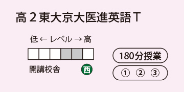 高2東大京大医進英語T