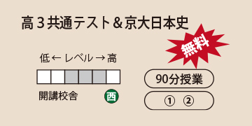 高3共通テスト&京大日本史