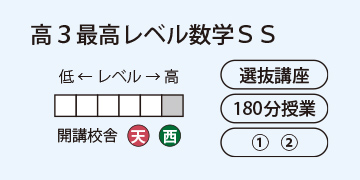 高3最高レベル数学SS