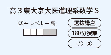 高３東大京大医進理系数学Ｓ