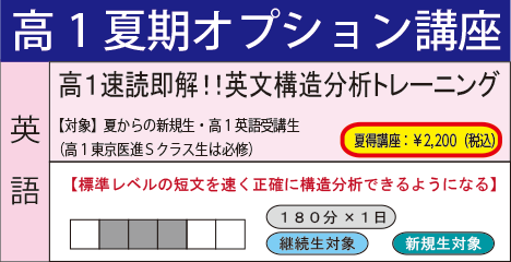 高1速読即解!!英文構造分析トレーニング