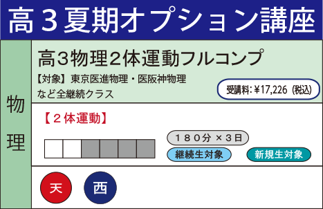 高3物理2体運動フルコンプ
