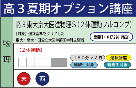 高３物理S ２体運動フルコンプ